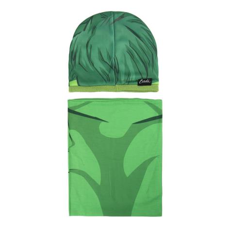 Marvel Avengers Incredible Hulk Winter Hat & Chimney Scarf Set Extra Image 1